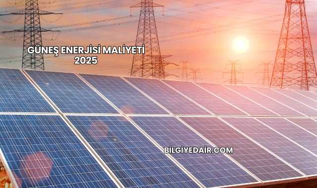 Güneş Enerjisi Maliyeti 2025