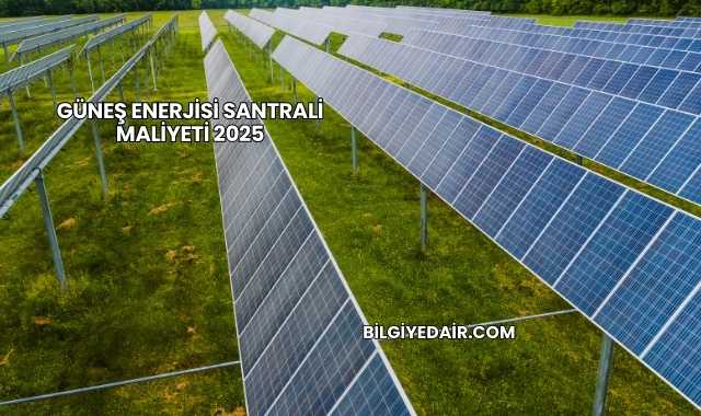 Güneş Enerjisi Santrali Maliyeti 2025