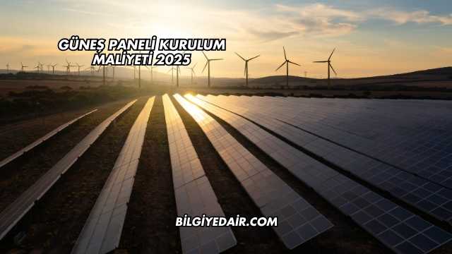Güneş Paneli Kurulum Maliyeti 2025