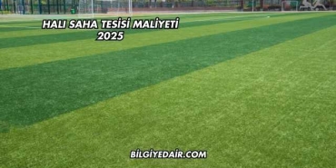 Halı Saha Tesisi Maliyeti 2025