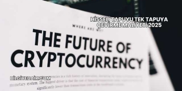 Hisseli Tapuyu Tek Tapuya Çevirme Maliyeti 2025