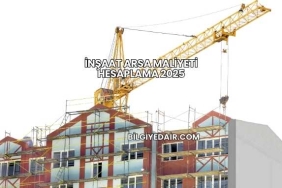 İnşaat Arsa Maliyeti Hesaplama 2025