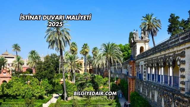İstinat Duvarı Maliyeti 2025