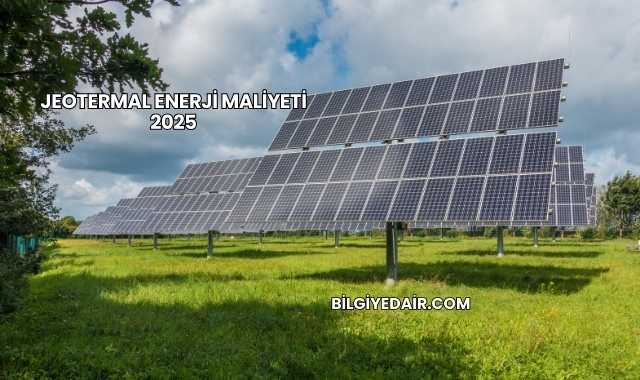 Jeotermal Enerji Maliyeti 2025