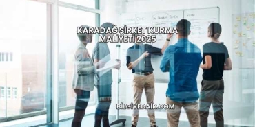 Karadağ Şirket Kurma Maliyeti 2025