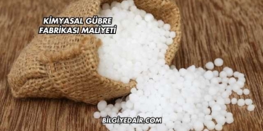 Kimyasal Gübre Fabrikası Maliyeti