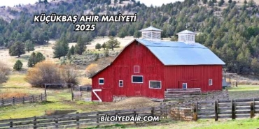 Küçükbaş Ahır Maliyeti 2025
