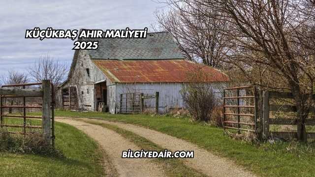 Küçükbaş Ahır Maliyeti 2025