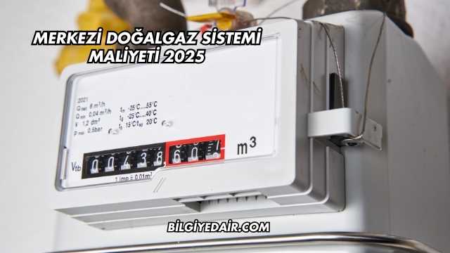 Merkezi Doğalgaz Sistemi Maliyeti 2025