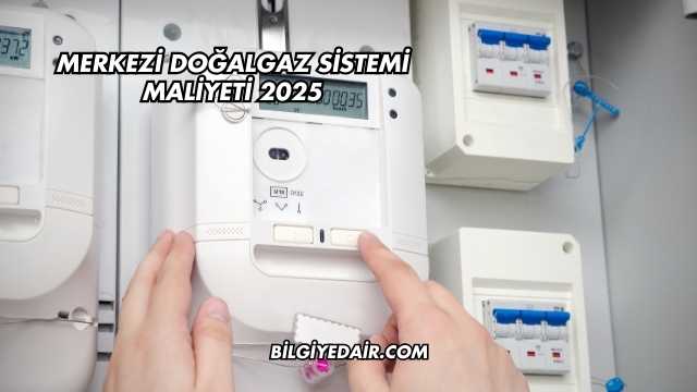 Merkezi Doğalgaz Sistemi Maliyeti 2025