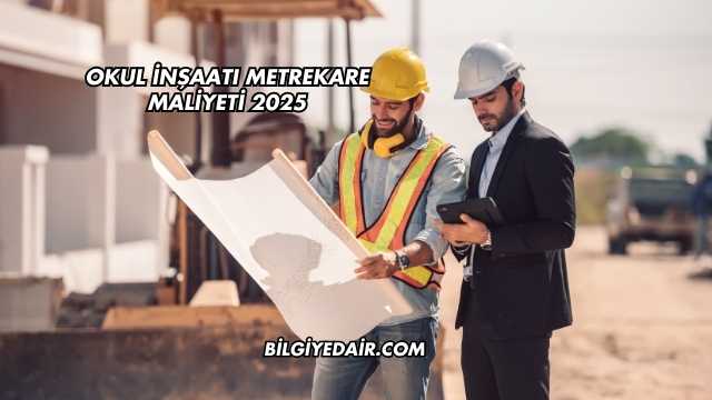 Okul İnşaatı Metrekare Maliyeti 2025