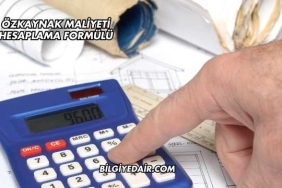 Özkaynak Maliyeti Hesaplama Formülü