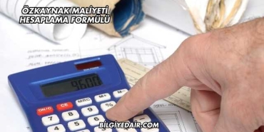 Özkaynak Maliyeti Hesaplama Formülü