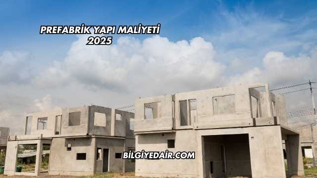 Prefabrik Yapı Maliyeti 2025