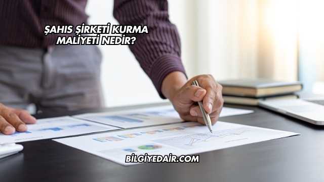 Şahıs Şirketi Kurma Maliyeti Nedir?
