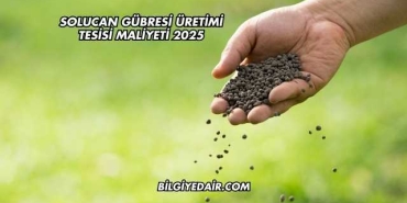 Solucan Gübresi Üretimi Tesisi Maliyeti 2025
