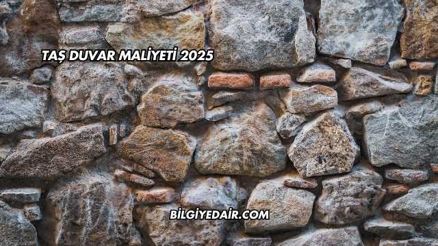 Taş Duvar Maliyeti 2025