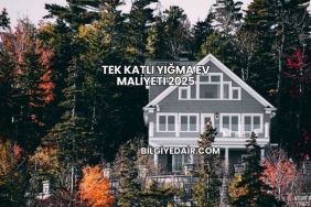 Tek Katlı Yığma Ev Maliyeti 2025