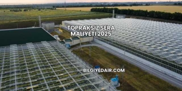 Topraksız Sera Maliyeti 2025