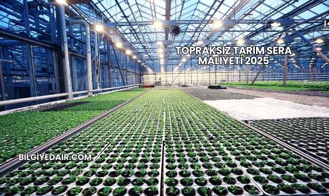 Topraksız Tarım Sera Maliyeti 2025