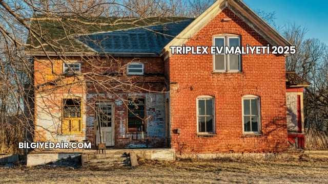 Triplex Ev Maliyeti 2025
