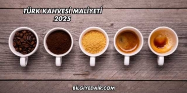 Türk Kahvesi Maliyeti 2025