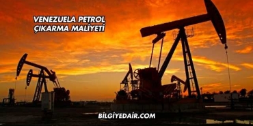 Venezuela Petrol Çıkarma Maliyeti
