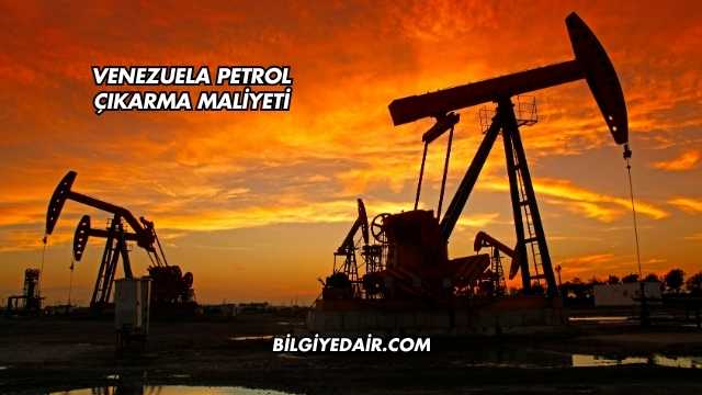Venezuela Petrol Çıkarma Maliyeti