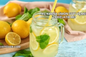Aç Karna Limon Suyu İçmek Zayıflatır mı?