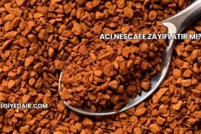 Acı Nescafe Zayıflatır mı?
