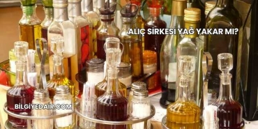 Alıç Sirkesi Yağ Yakar mı?