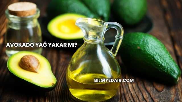 Avokado Yağ Yakar mı?