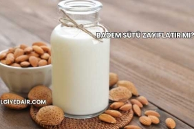 Badem Sütü Zayıflatır mı?