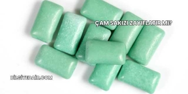 Çam Sakızı Zayıflatır mı?