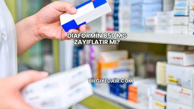 Diaformin 850 Mg Zayıflatır mı?