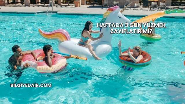 Haftada 3 Gün Yüzmek Zayıflatır mı?