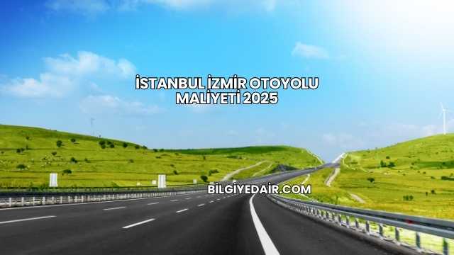 İstanbul İzmir Otoyolu Maliyeti 2025
