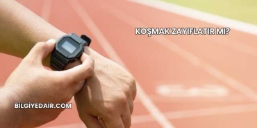 Koşmak Zayıflatır mı?