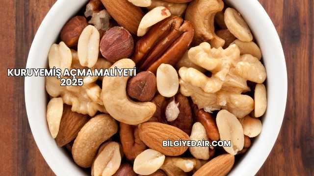 Kuruyemiş Açma Maliyeti 2025