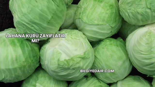 Lahana Kürü Zayıflatır mı?