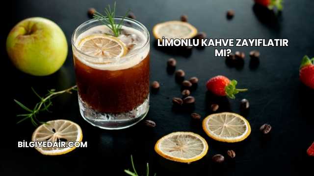 Limonlu Kahve Zayıflatır mı?