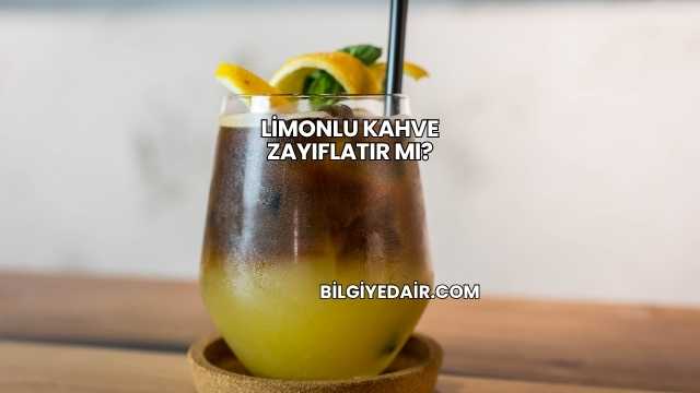 Limonlu Kahve Zayıflatır mı?
