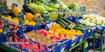 Manav Açma Maliyeti 2025