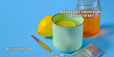 Maydanoz Limon Kürü Zayıflatır mı?