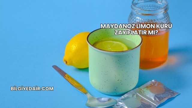 Maydanoz Limon Kürü Zayıflatır mı?
