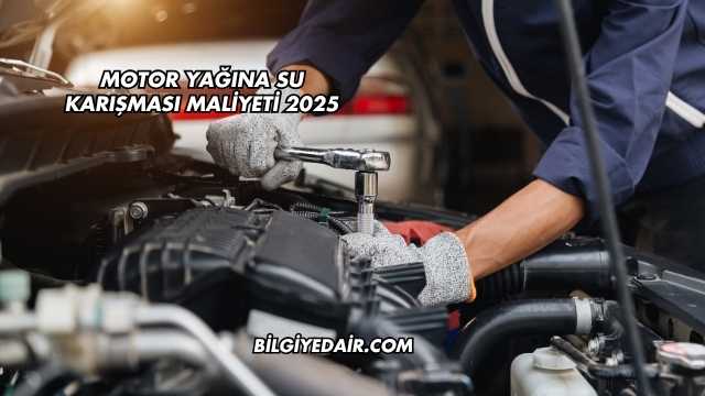 Motor Yağına Su Karışması Maliyeti 2025