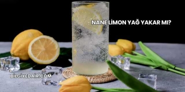 Nane Limon Yağ Yakar mı?
