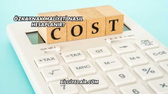 Özkaynak Maliyeti Nasıl Hesaplanır?