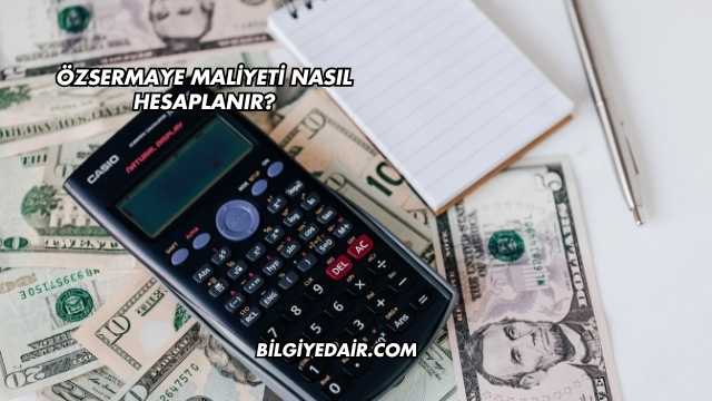 Özsermaye Maliyeti Nasıl Hesaplanır?