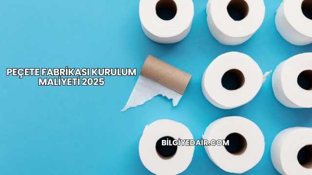 Peçete Fabrikası Kurulum Maliyeti 2025